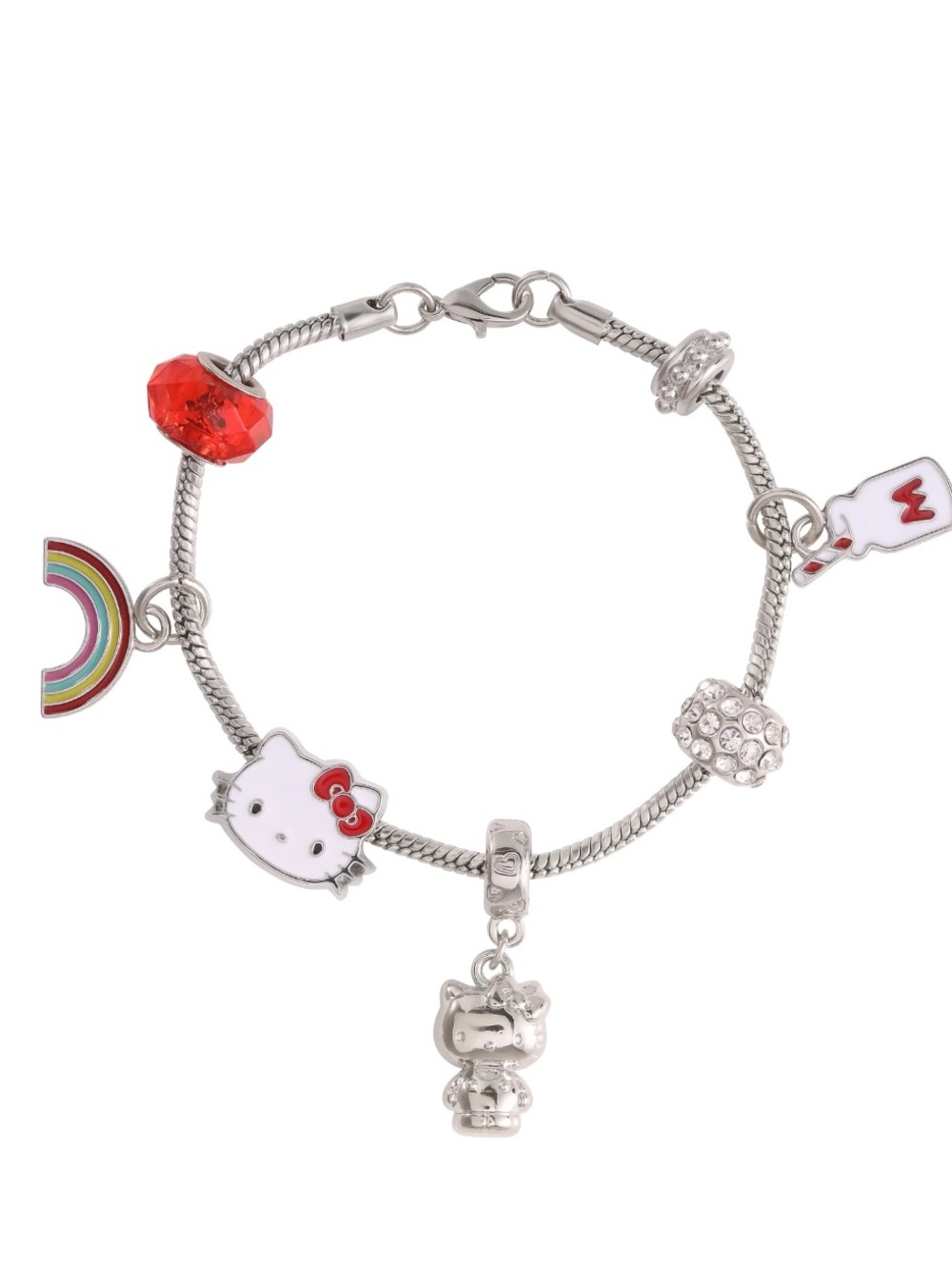 Sanrio Hello Kitty Bead Charm Bracelet.